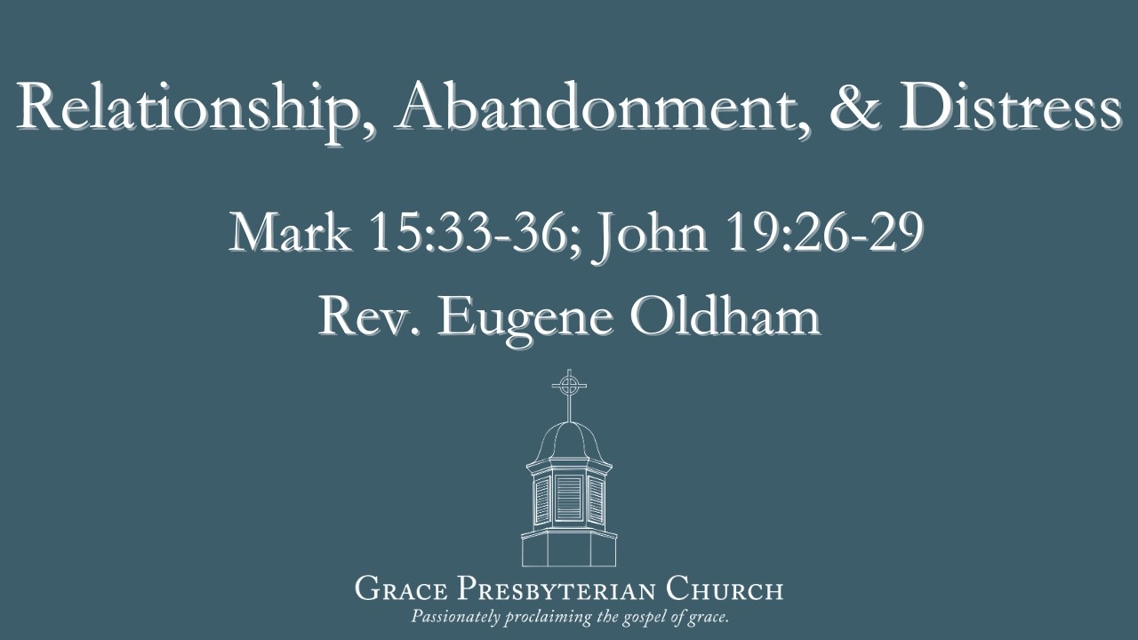The third, fourth, and fifth words of Christ on the cross