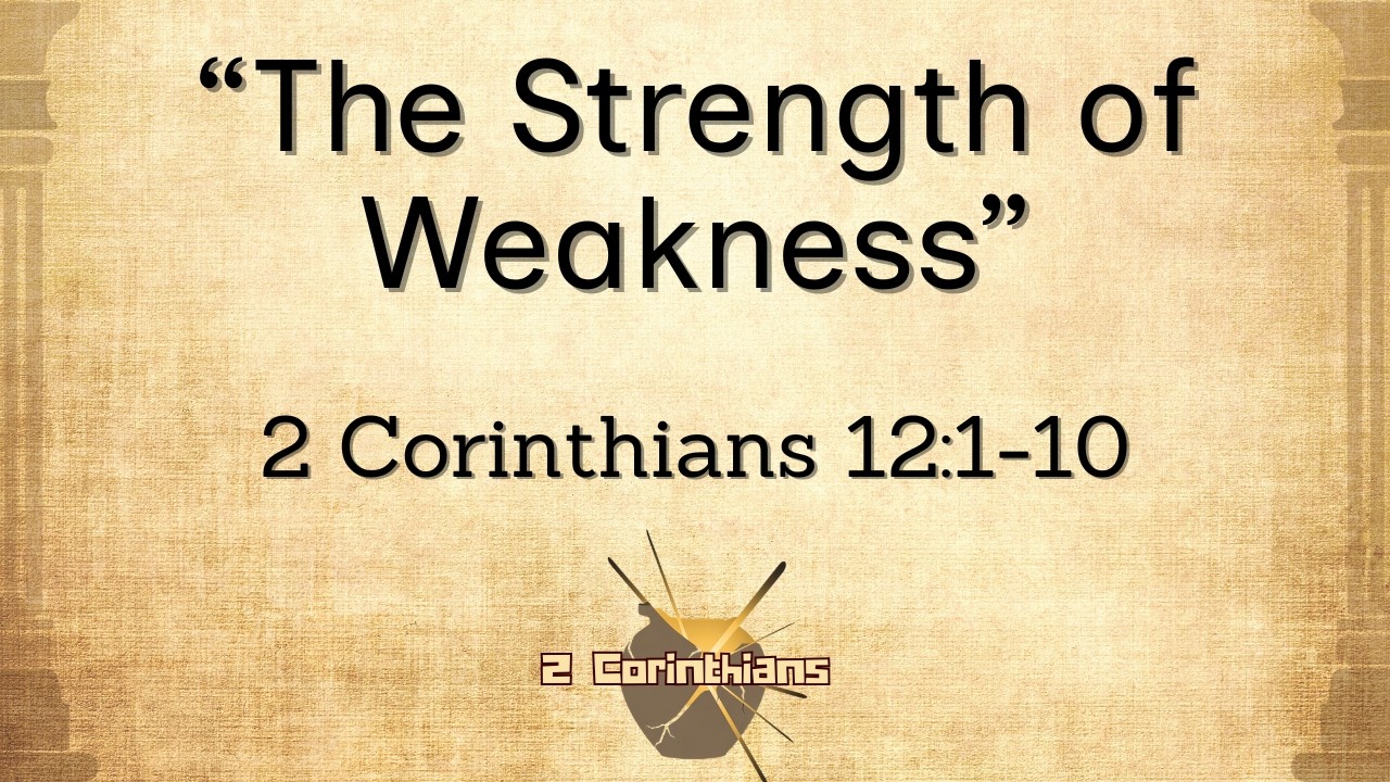 God's power is made perfect in weakness