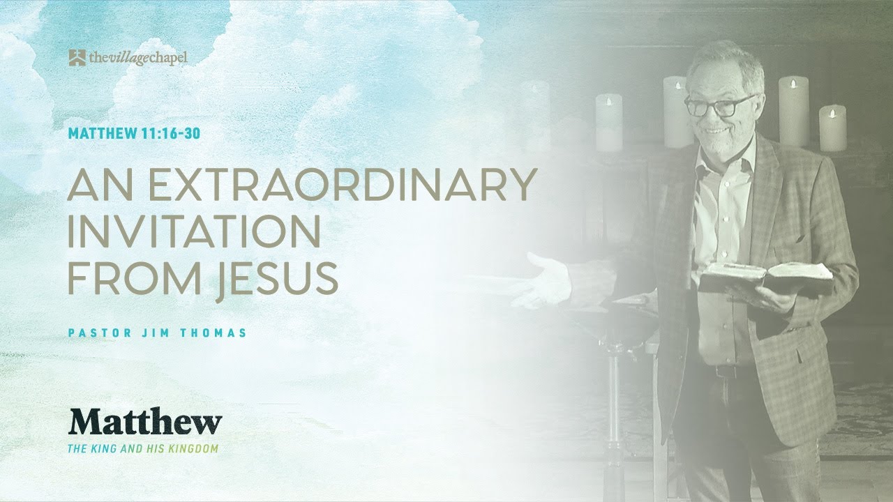 Jesus' invitation to the weary and heavy laden