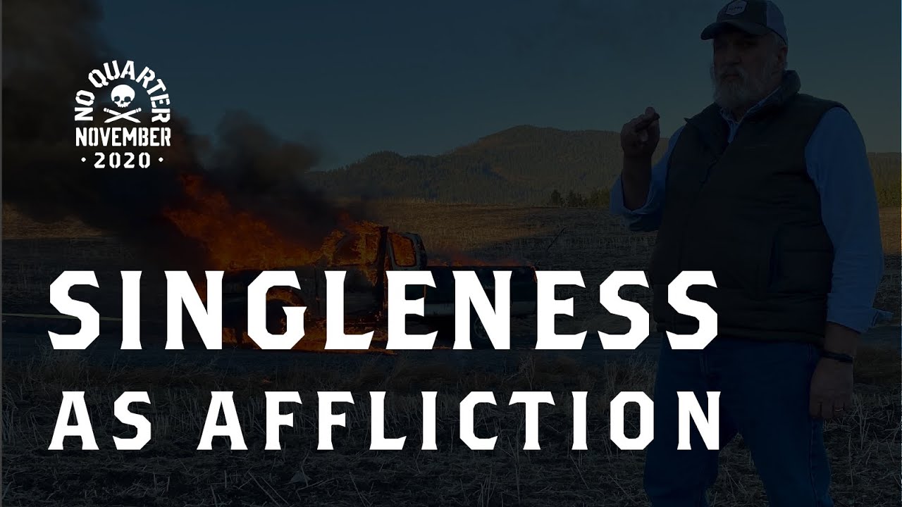 Singleness as an affliction, not a gift