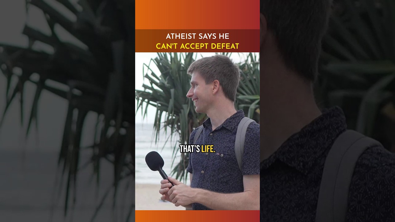 Atheist Says He Can't Accept Defeat