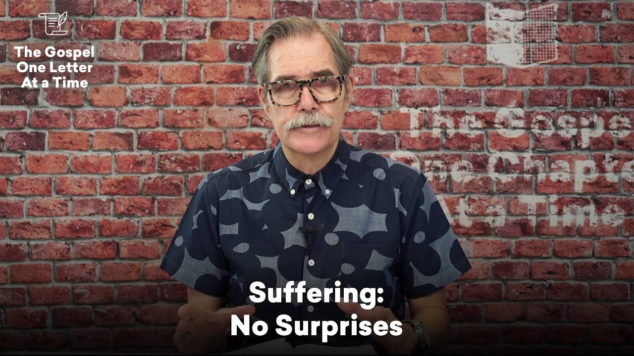 Do not be surprised by suffering