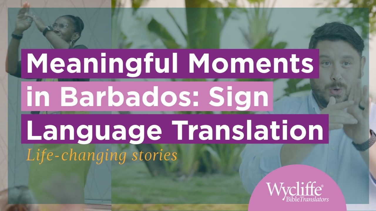 Sign language Bible translation for the deaf community