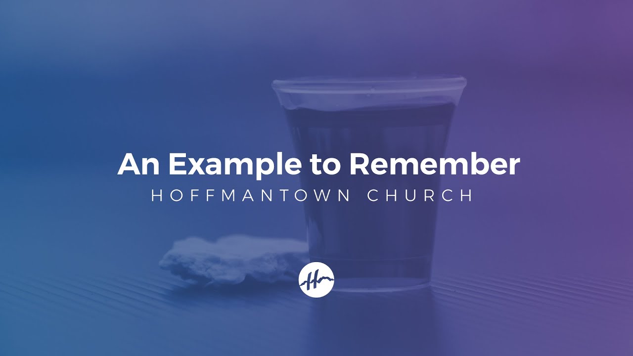 Jesus' example of humility and service