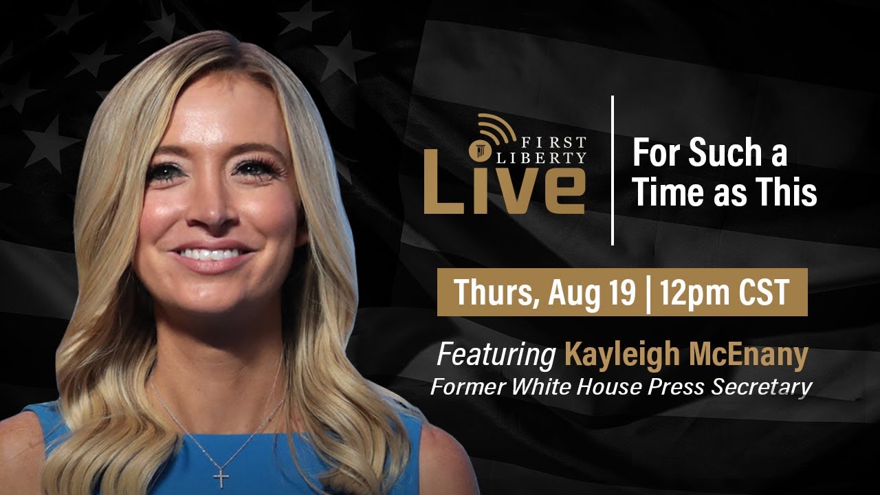 Kayleigh McEnany discusses faith, politics, and her book "For Such a Time as This"