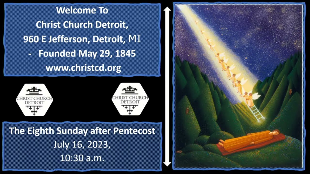 Holy Eucharist with sermon on Jacob's dream and God's unexpected presence