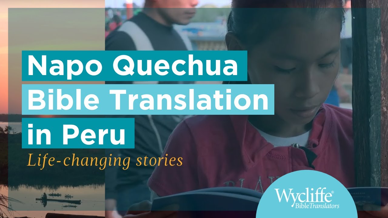 Napo people receive God's Word in their own language