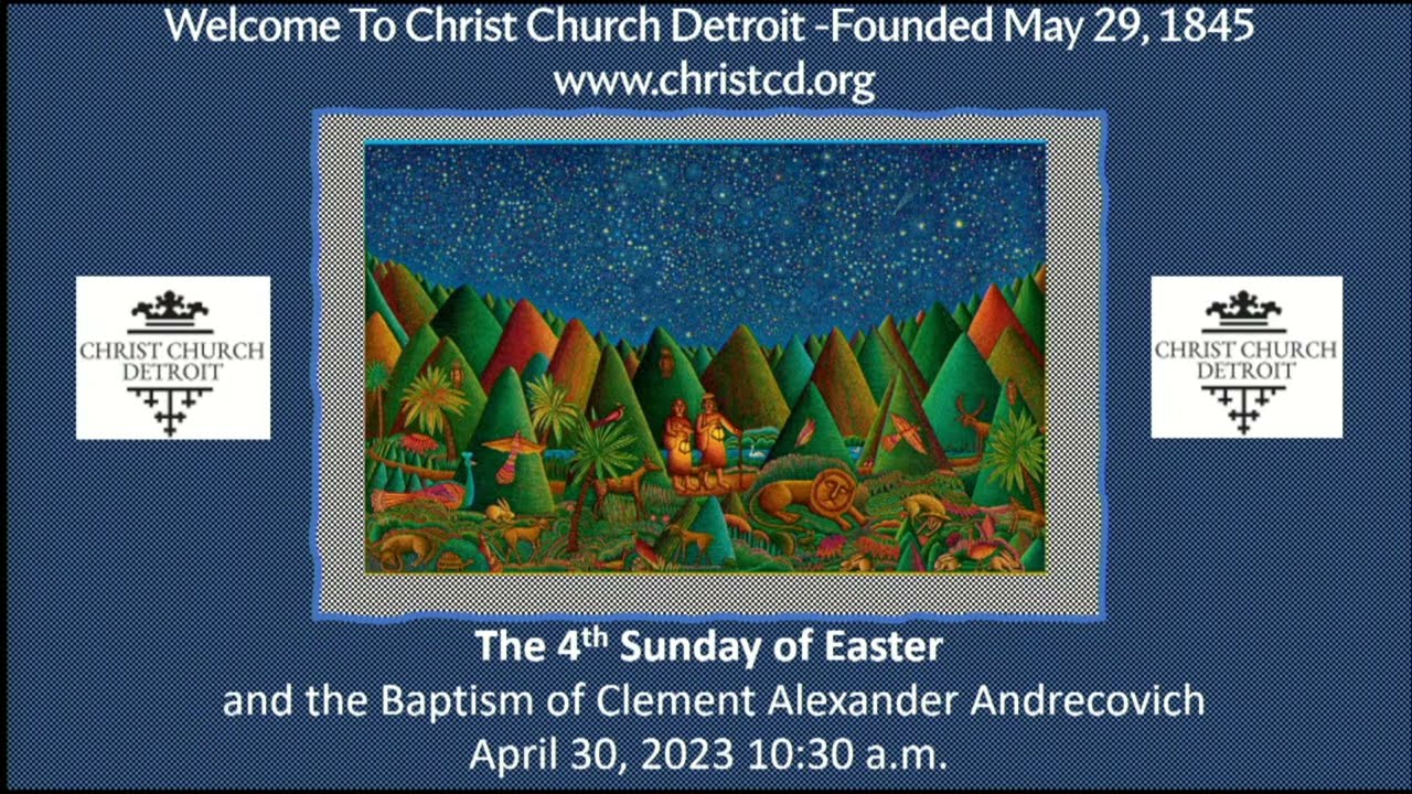 Choral Eucharist with baptism of Clement Alexander Andrewkovich