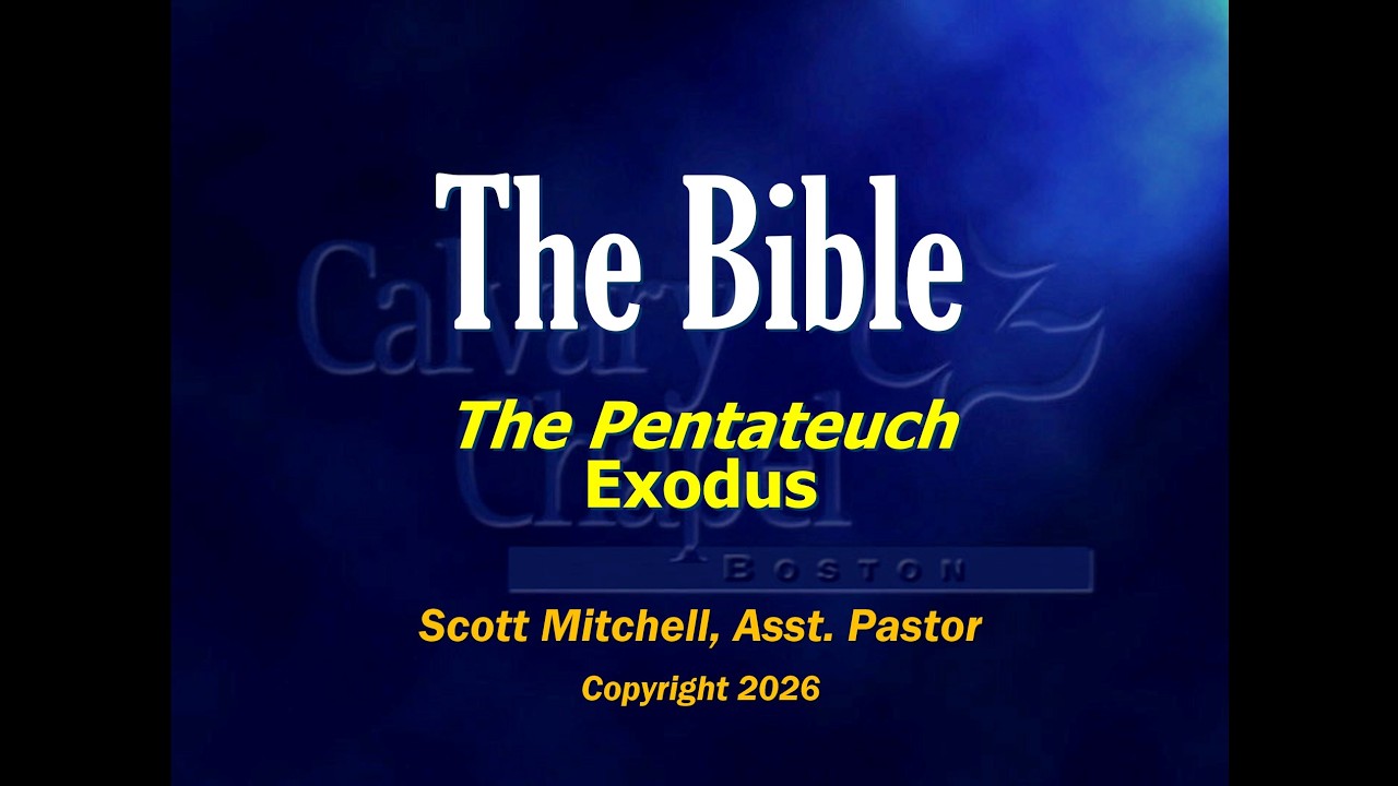 Overview of the Pentateuch (Knowing the Law), Exodus, Part 2. Scott Mitchell